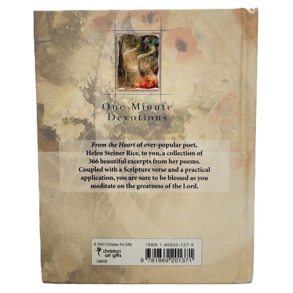 From the Heart One Minute Devotions 2003HC by Helen Steiner Rice - Picture 6 of 6